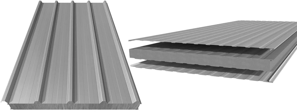 Z Locked EPS Foam Insulated Metal Sandwich Panel for Roof/Wall