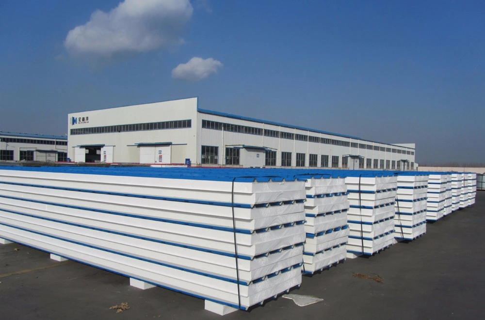 Light Weight Fireproof Structural Insulated Wall/Roof Polystyrene EPS Sandwich Panel for Prefab House/Factory/Warehouse