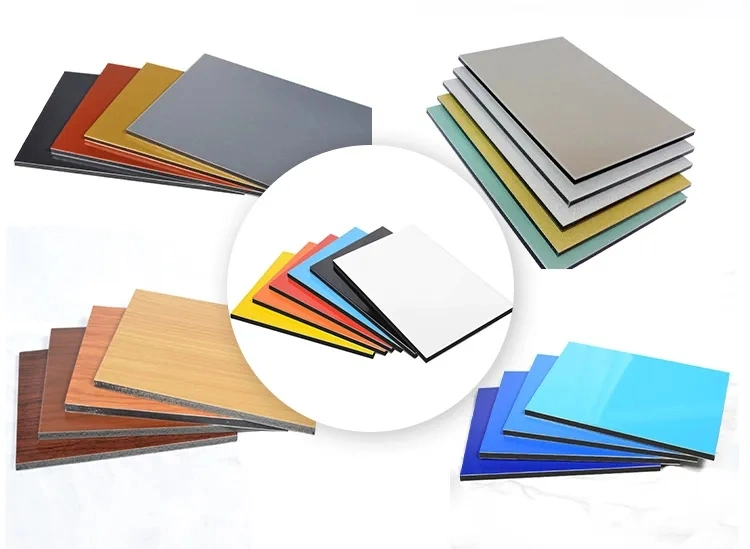 Exterior Wall Cladding Aluminum Plastic Composite Panel with Polyester Core for Building Material
