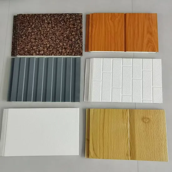 16mm Outdoor Decorative Wall Cladding Panel Metal Siding PU Sandwich Wall Panel for House