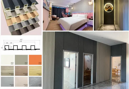 Paneles De Pared PVC Wall Panel Ceiling WPC Interior and Exterior