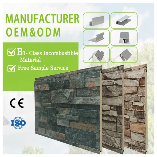 Durable Outdoor Aluminum Zinc Color Steel Polyurethane Wall Panels