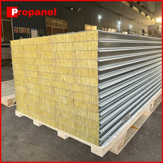 FM Approval Free Sample EPS/PU/PIR/PUR/Polyurethane Sandwich Panel Color Steel Sheet Composite Board Fire Insulation Rock Wool Sandwich Panels
