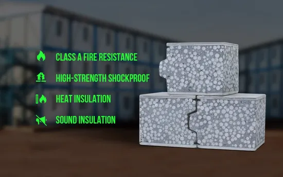 Fire Resistance Sound Absorption Insulated EPS Sandwich Wall Panel for Building Proejct