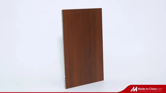Aluminium Wall Panel 6mm Honeycomb Core Fireproof Waterproof Aluminum Sandwich Wall Panel