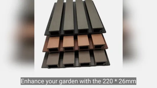 Premium 3D Waterproof WPC Wall Cladding for Garden Spaces