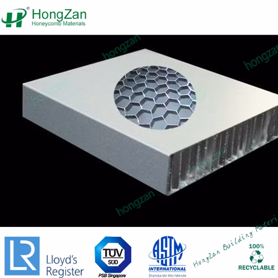 Building Material Curtain Wall Cladding Composite Sandwich Aluminium Honeycomb Panel for Exterior Facade