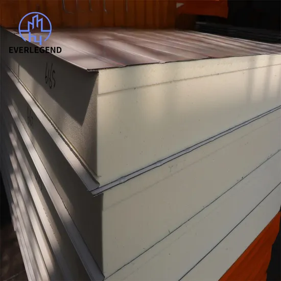 PUR External Wall Metal Insulation Board Panel Polyurethane PU Hard Foam Sandwich Board 