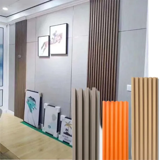Convenient Installation and Easy to Clean Fluted Wood WPC Interior Wall Panel Wholesale 