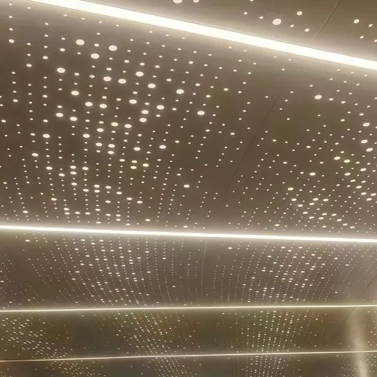 Metal Facade Curtain Wall Cladding Building Material Decorative Laser Cut Aluminum Panel 