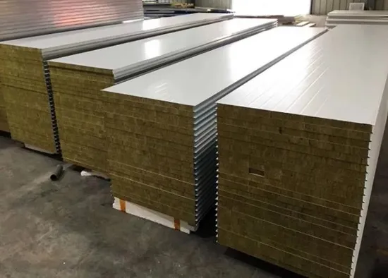 Insulated Cleanroom Metal EPS/Mineral Wool/PU/PIR Sandwich Panel for Pharma Building Panel 