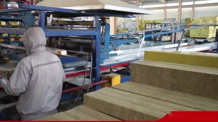 Building Materials Wall and Roof Fireproof/Soundproof Rockwool Insulated Sandwich Panel 