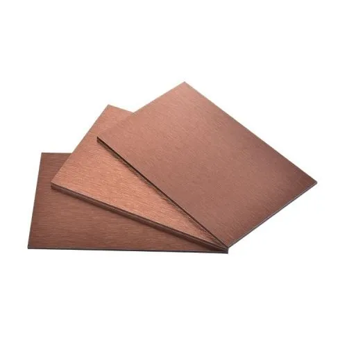 Aluminum Panels Material Construction Facade Copper Composite Wall Panel 