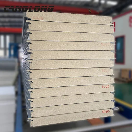 Polyurethanes Machine Discontinuous PU EPS Cement Sandwich Panel Production Line 