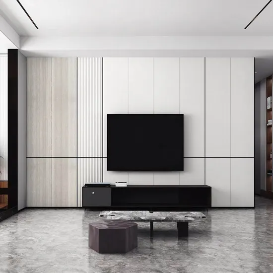 Luxury Laminate Interior WPC Wallboard for Living Room Decorative Indoor Wood Plastic Composite Wall Panel 