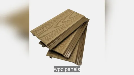 Superior Quality WPC Wall Panel Factory Supply on Sale Exterior Decoration Board 