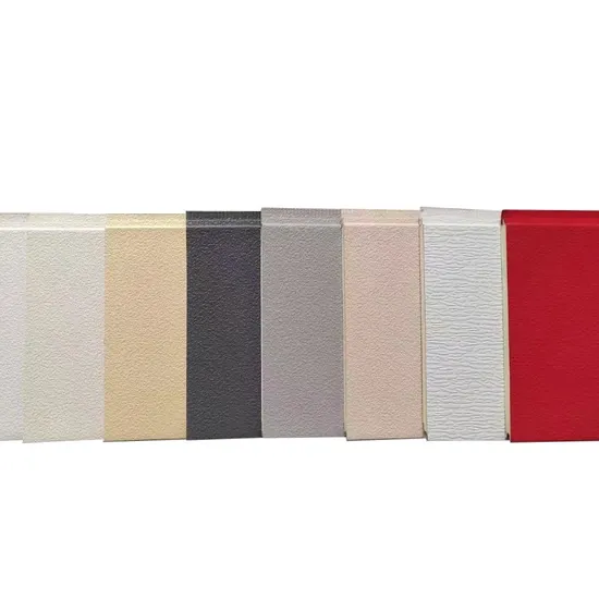 Wall Panels Polyurethane Insulation Structure Metal Composite Sandwich Panel Metal Carved Panel 